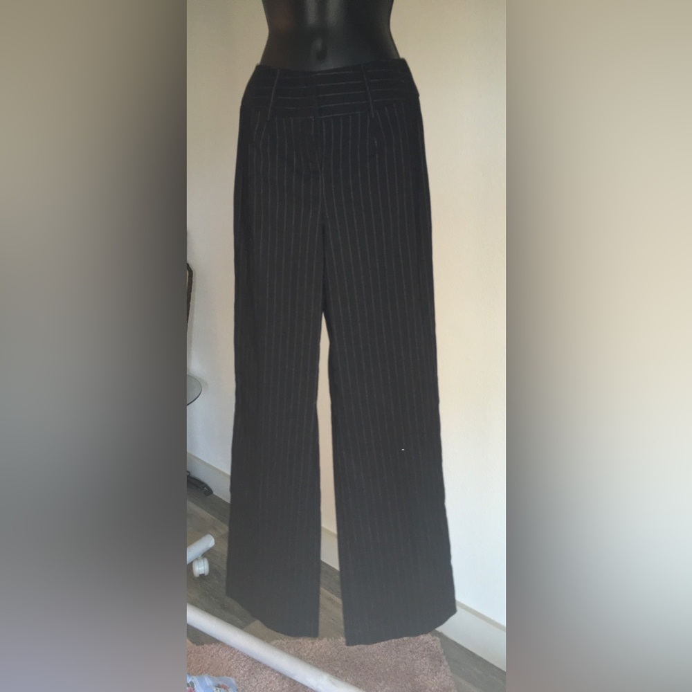 Striped business pants